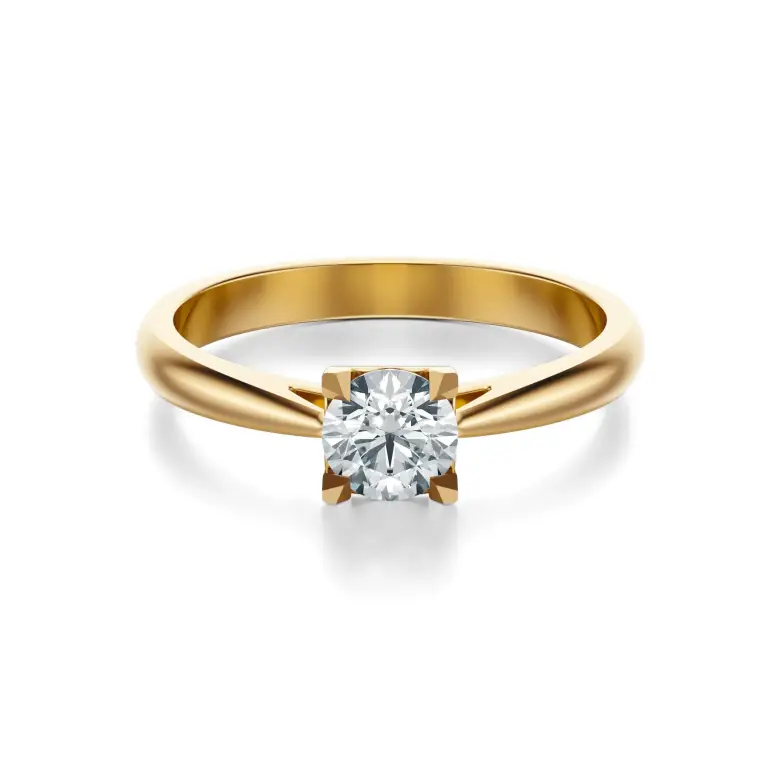 Pierścionek diament